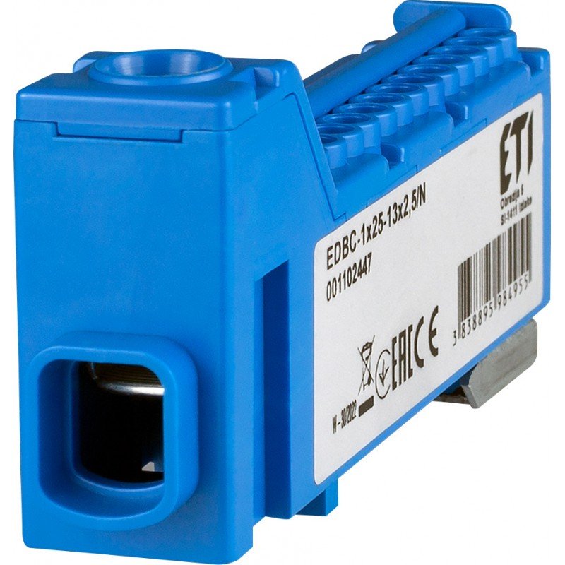 Розподільчий блок EDBC-1x25-13x2,5/N 001102447