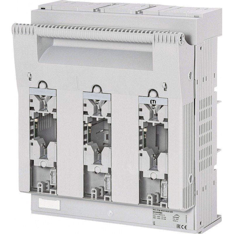 Разъединитель предохранителей KVL-3 3p M10-M10 LED 001690884