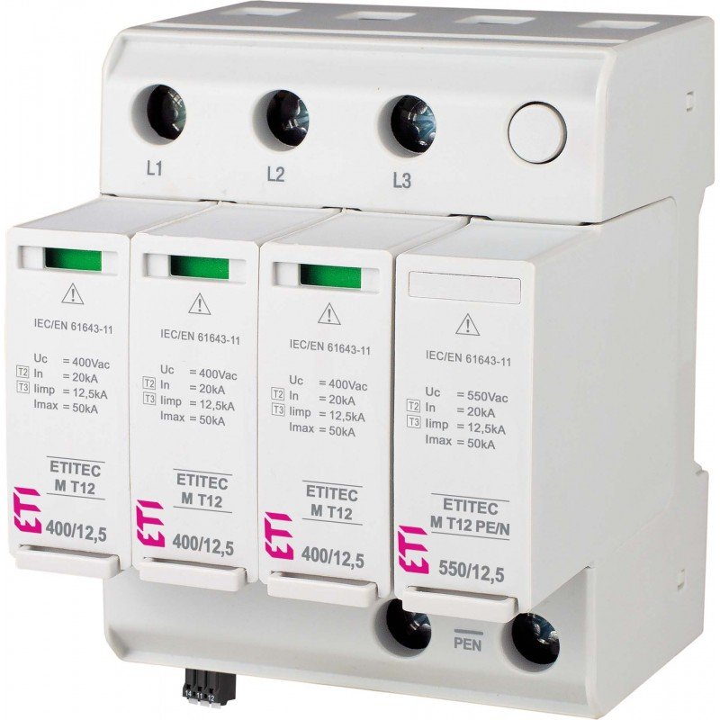 Обмежувач перенапруги ETITEC M T12 950/12,5 4Y 002440810