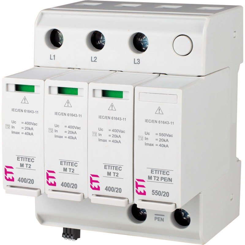 Обмежувач перенапруги ETITEC M T2 950/20 4Y RC 002440821