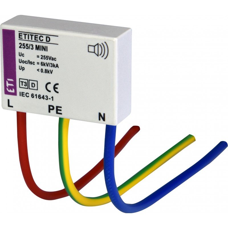 Обмежувач перенапруги ETITEC D 255/3 MINI 002441632