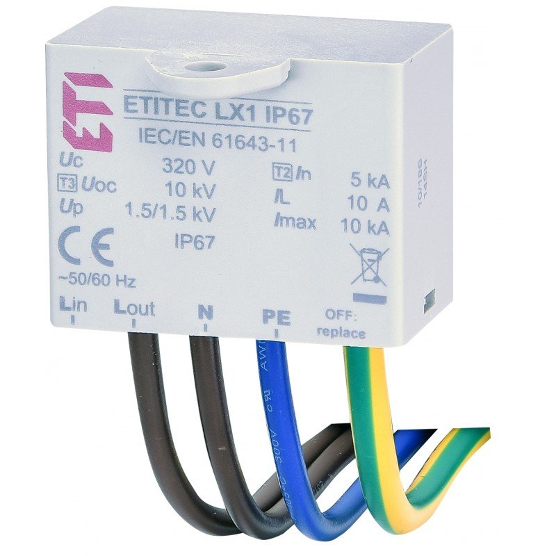 Обмежувач перенапруги ETITEC LX1 IP67 002442983