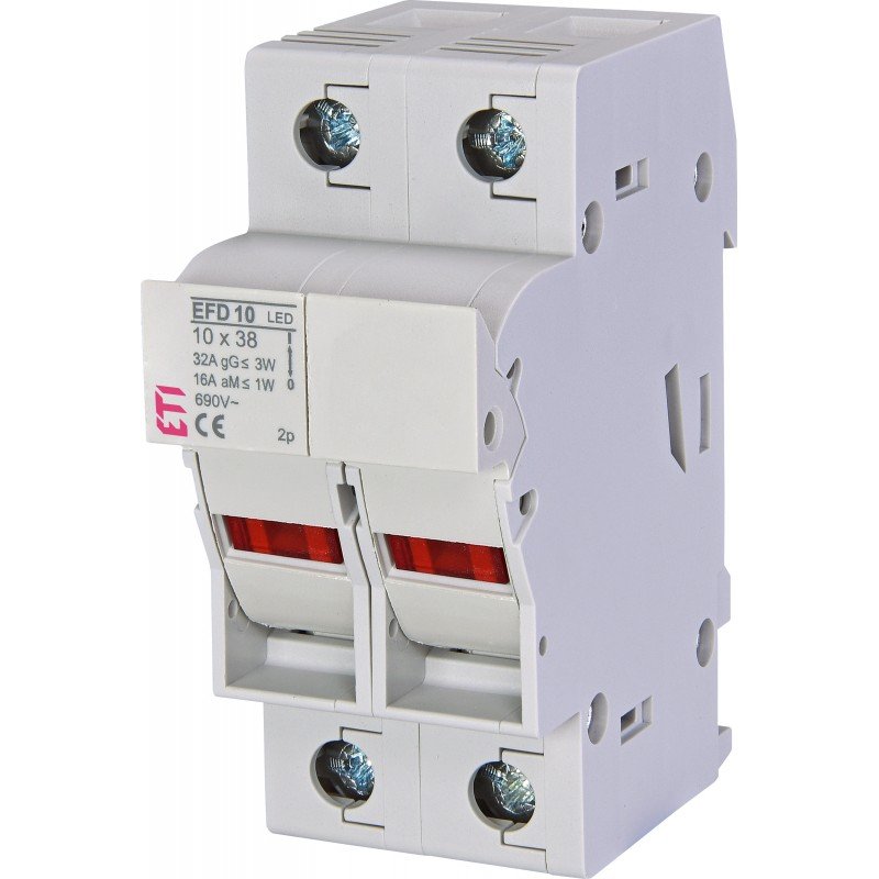 Разъединитель предохранителей EFD 10 2p LED 002540013