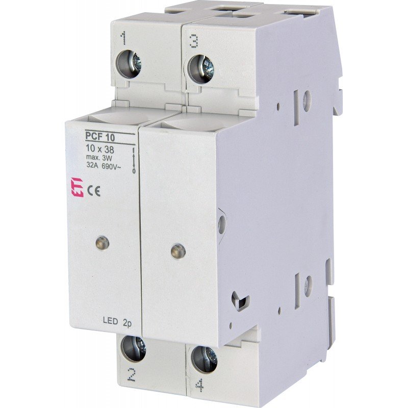 Разъединитель предохранителей PCF 10 2p LED 002550013
