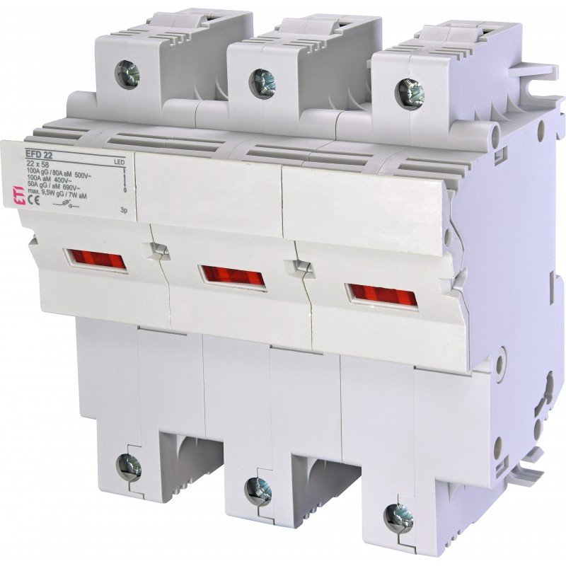 Разъединитель предохранителей EFD 22 3p LED 002570014