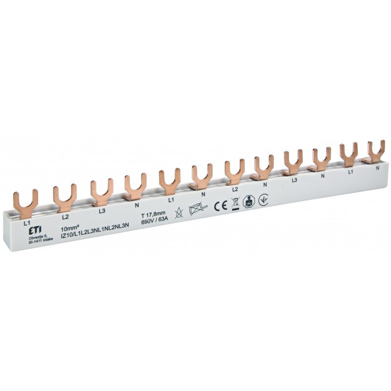 Мідна шина IZ10/L1L2L3NL1NL2NL3N 002921275