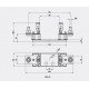 Корпус запобіжника PK 1 M10-M10 DC 1000V 1p 004122025