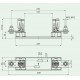 Корпус запобіжника PK 3L M12-M12 1500V 1p 004132023