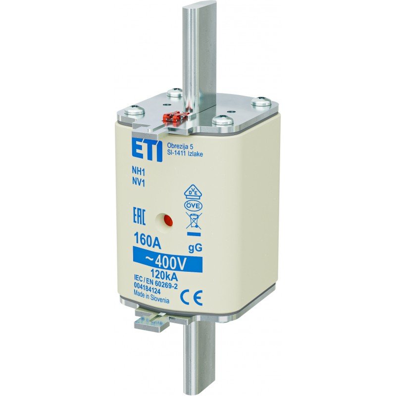 Плавка вставка (запобіжник) NH1 gG 160A/400V 004184124