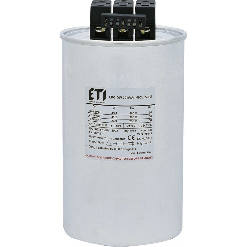 Конденсатор LPC-DW 30 kVAr, 400V, 50HZ 004656856