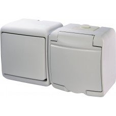 Вимикач з розеткою VRHH-1s 004668031
