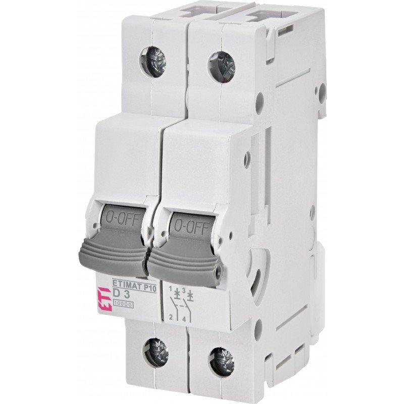 Автоматичний вимикач ETIMAT P10 2p D3 270322103