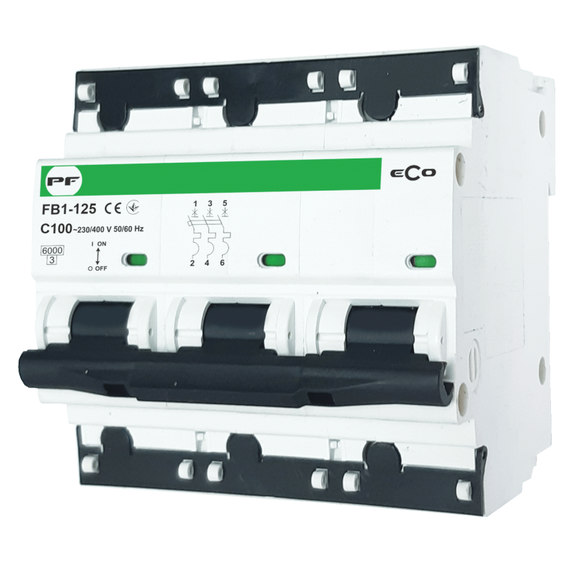 Автоматичний вимикач FB1-125 3P C 100A 10kA ECO
