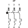 Автоматичний вимикач FMC3/3U 3P 63A 50kA (3-5In)