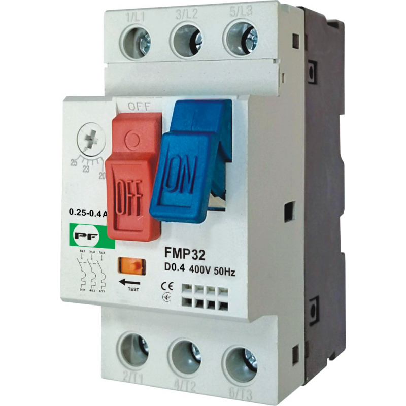 Автоматичний вимикач захисту двигуна FMP 0.25-0.4A