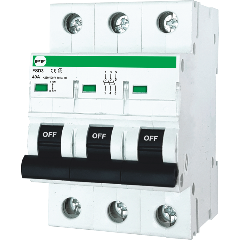Вимикач силовий FSD3 3P 40A