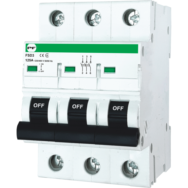 Вимикач силовий FSD3 3P 125A