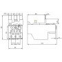 Реле теплове FTR80B 45-63А вбудоване