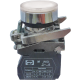 Вимикач кнопковий металевий FP4-BA11 1NO (білий)