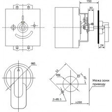 Ручний дистанційно-поворотний привод F/HB2 для FMC 2