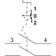Вимикач кнопковий пластиковий FP5-AD53 2NO (чорний)