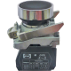 Вимикач кнопковий металевий FP4-BA21 1NO (чорний)