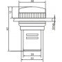 Індикаторна лампа FPL230R (червона)