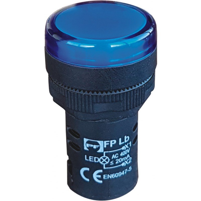 Індикаторна лампа FPL230BL (блакитна)