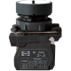 Вимикач кнопковий пластиковий FP5-AA3341 1NO (чорна стрілка вгору, білий)