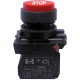 Вимикач кнопковий пластиковий FP5-AL4342 1NC (STOP, червоний)