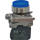 Вимикач кнопковий металевий FP4-BL61 1NO (блакитний)