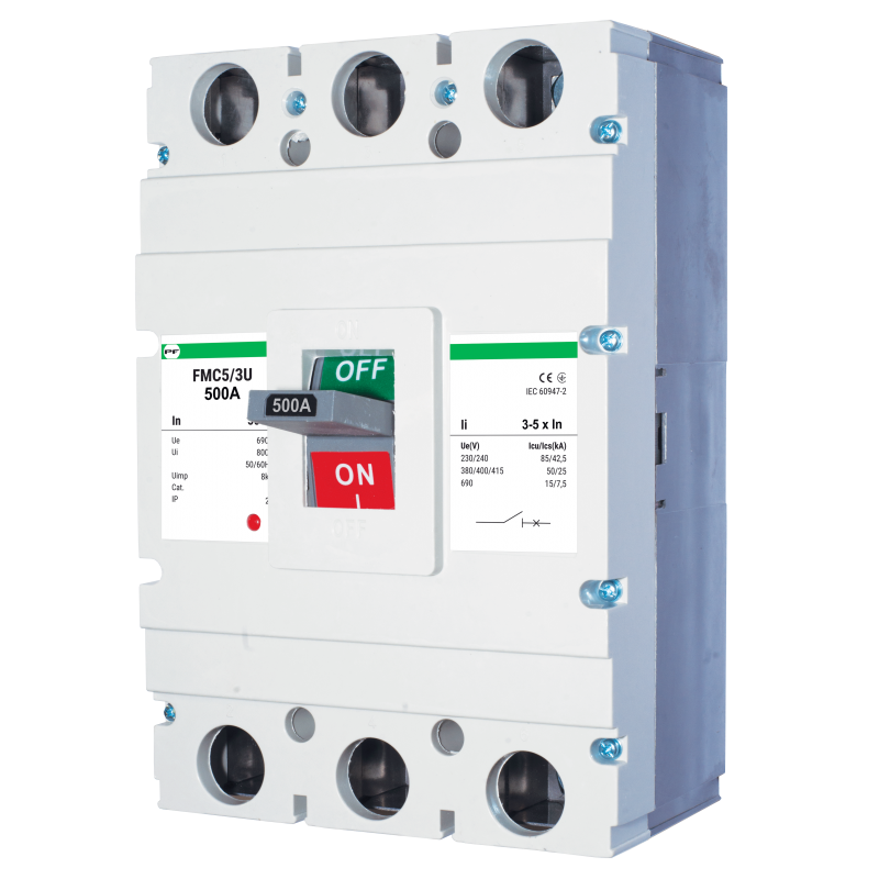 Автоматичний вимикач FMC5/3U 3P 500A 50kA (3-5In)