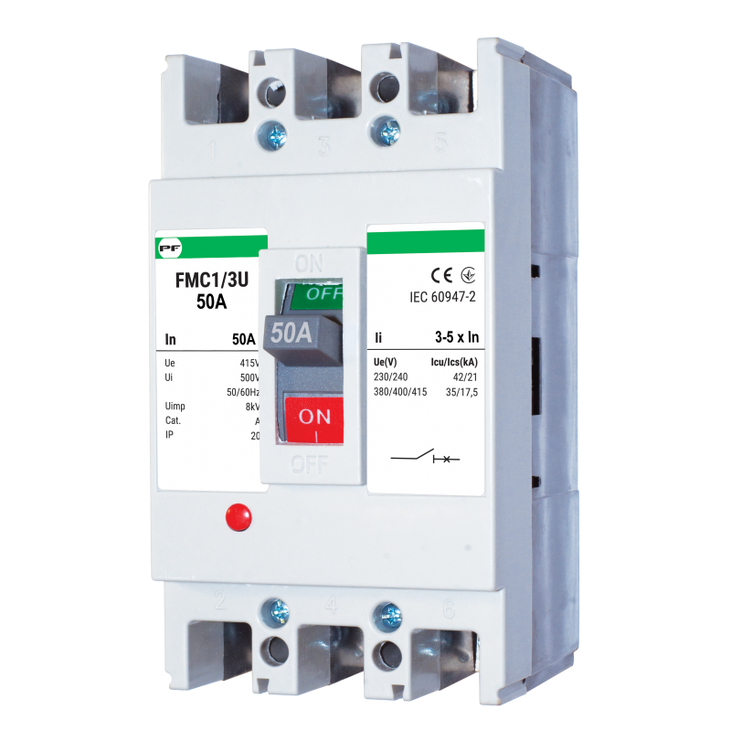 Автоматичний вимикач FMC1/3U 3P 50A 35kA (3-5In)