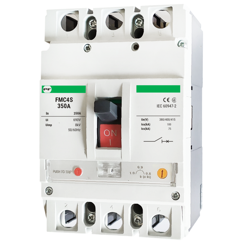 Автоматичний вимикач з терморегулюванням FMC4S 3P 350A 85kA