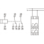 Реле часу з затримкою на включення двоканальне FRT14 43 24-240VAC/DC,50/60HZ