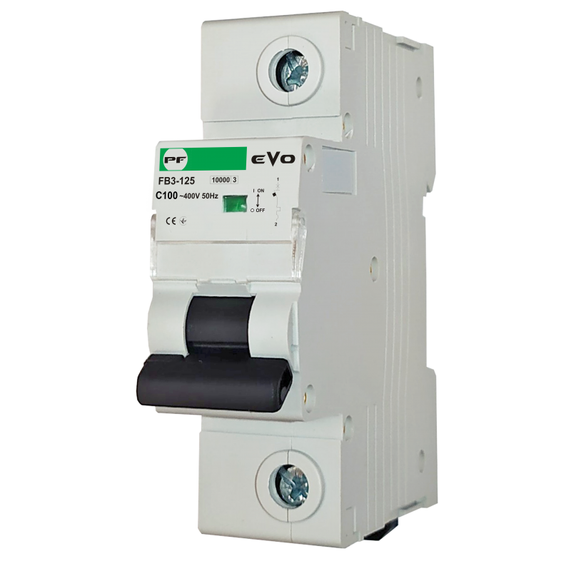 Автоматичний вимикач FB3-125 1P C 100A 15kA EVO