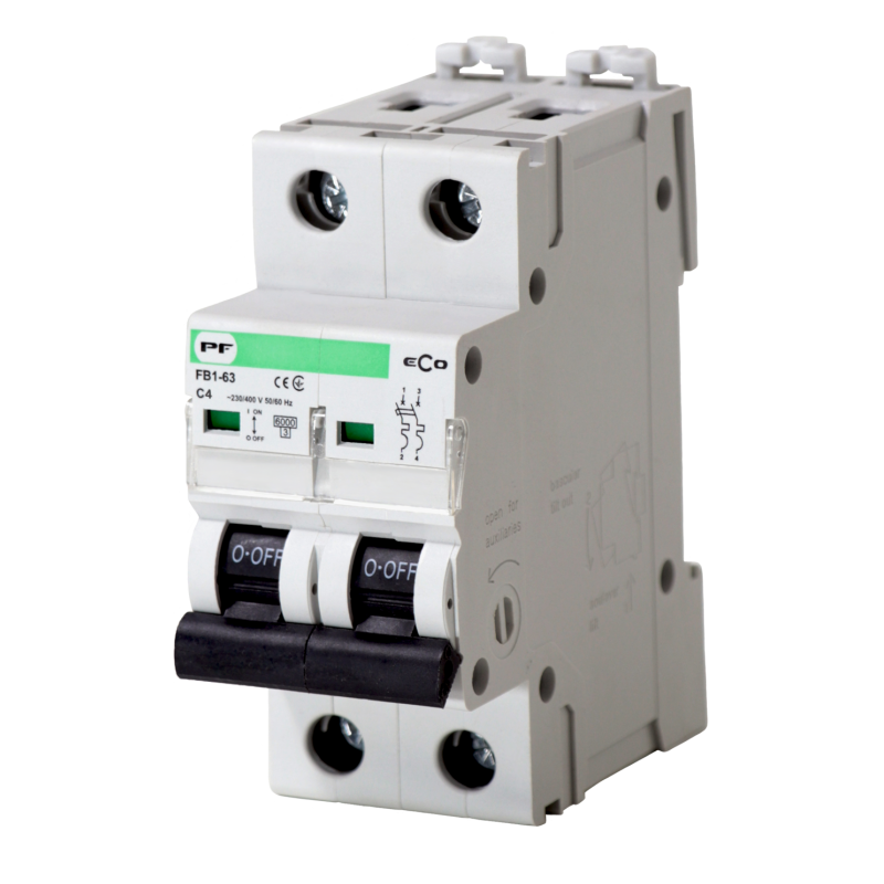 Автоматичний вимикач FB1-63 2P C 4A 6kA ECO
