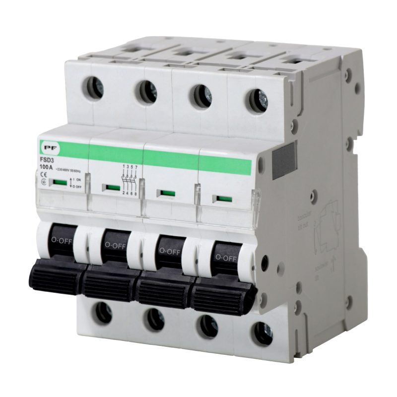 Вимикач силовий FSD3 4P 100A
