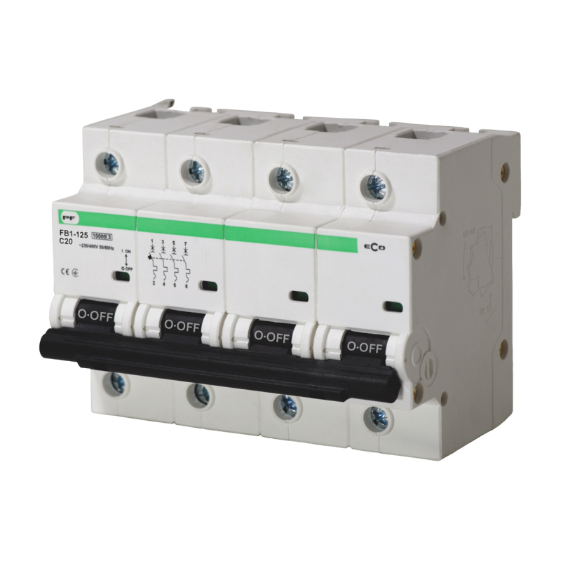 Автоматичний вимикач FB1-125 4P C 20A 10kA ECO