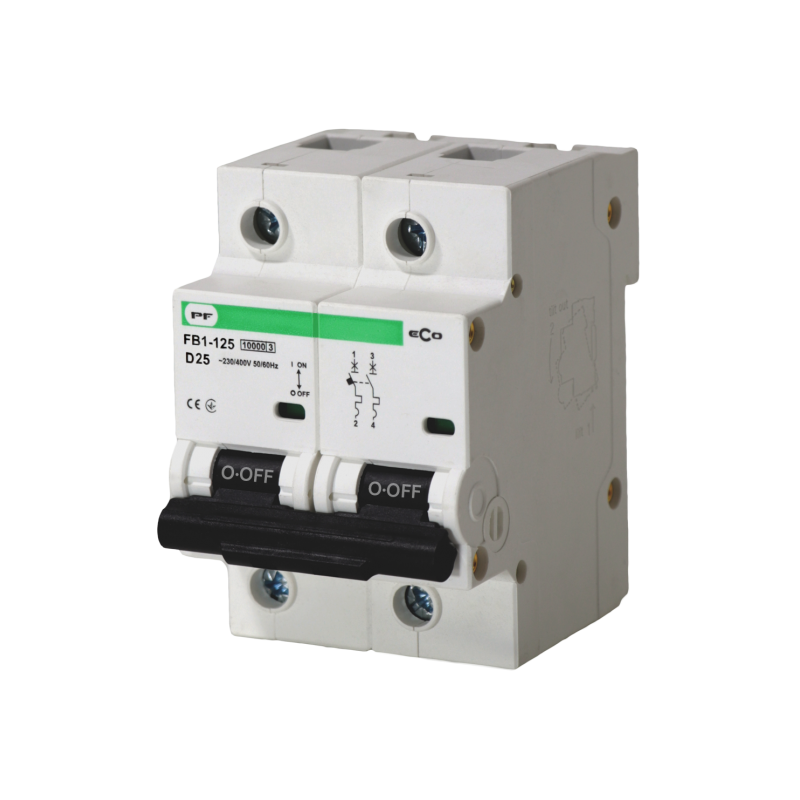 Автоматичний вимикач FB1-125 2P D 25A 10kA ECO