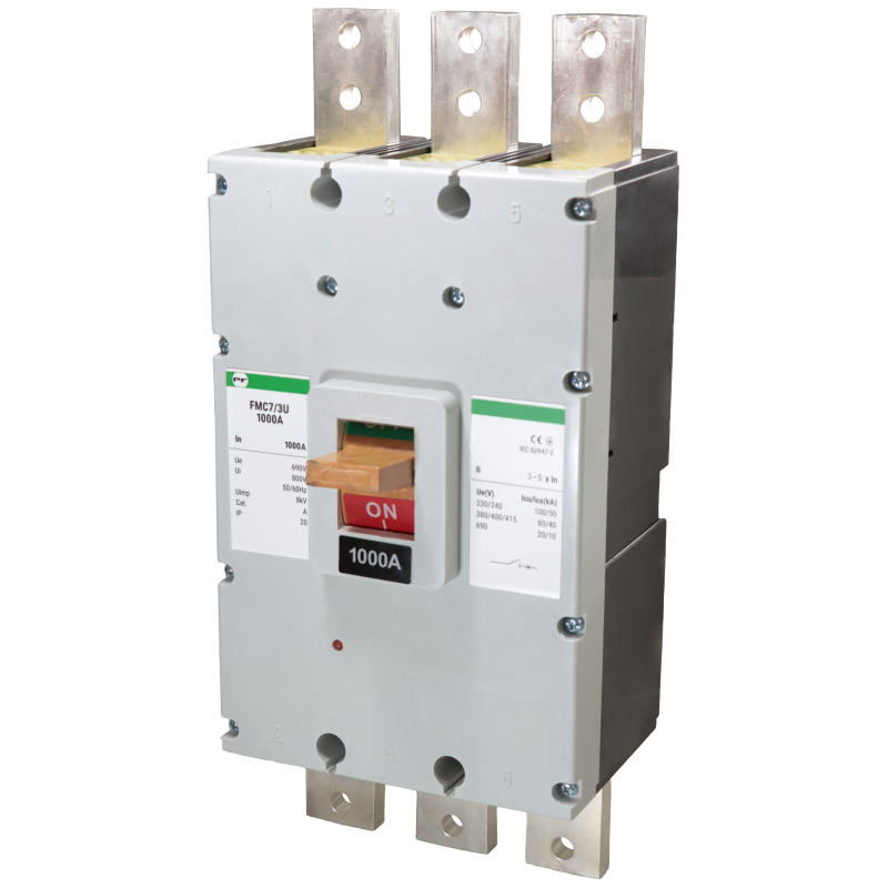Автоматичний вимикач FMC7/3U 3P 1000A 80kA (3-5In)