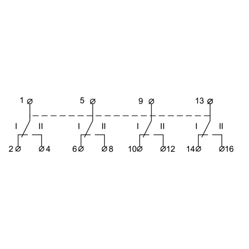 Перемикач навантаження FSD2 4P 50A 1-0-2