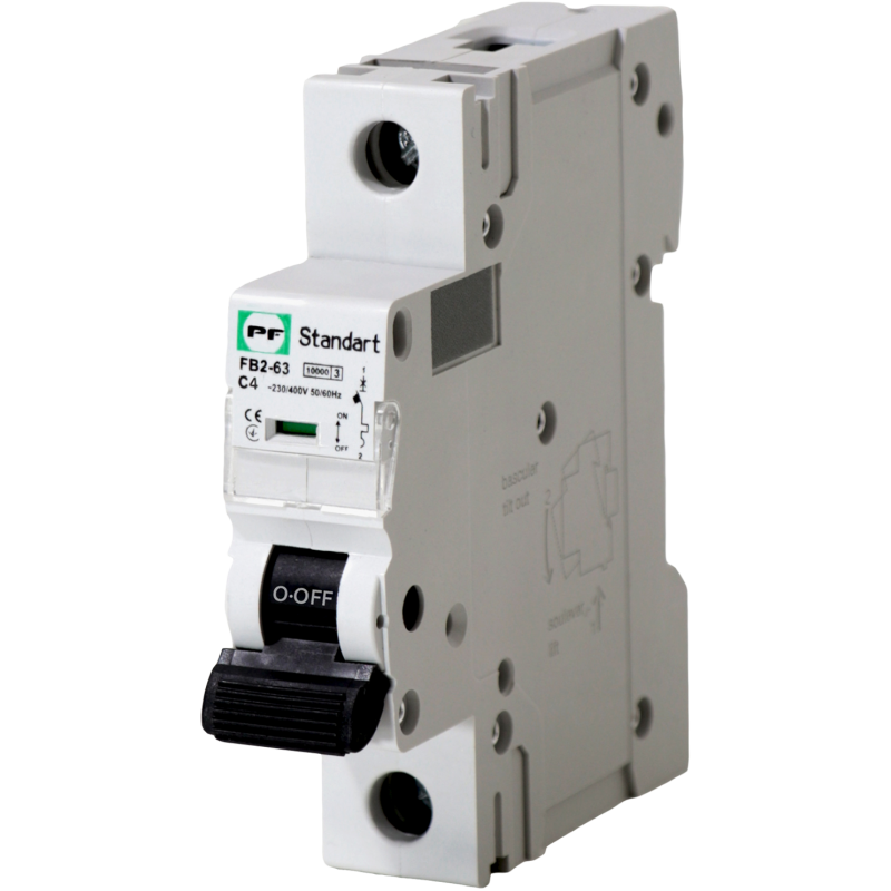 Автоматичний вимикач FB2-63 1P C 4A 10kA STANDART