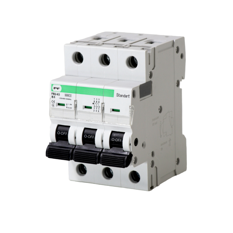 Автоматичний вимикач FB2-63 3P B 8A 6kA STANDART