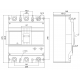 Автоматичний вимикач з термомагнітним регулюванням FMC6Si 3P 630A 85kA