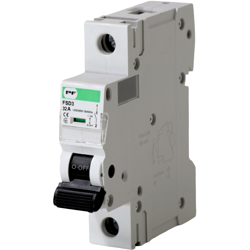 Вимикач силовий FSD3 1P 32A
