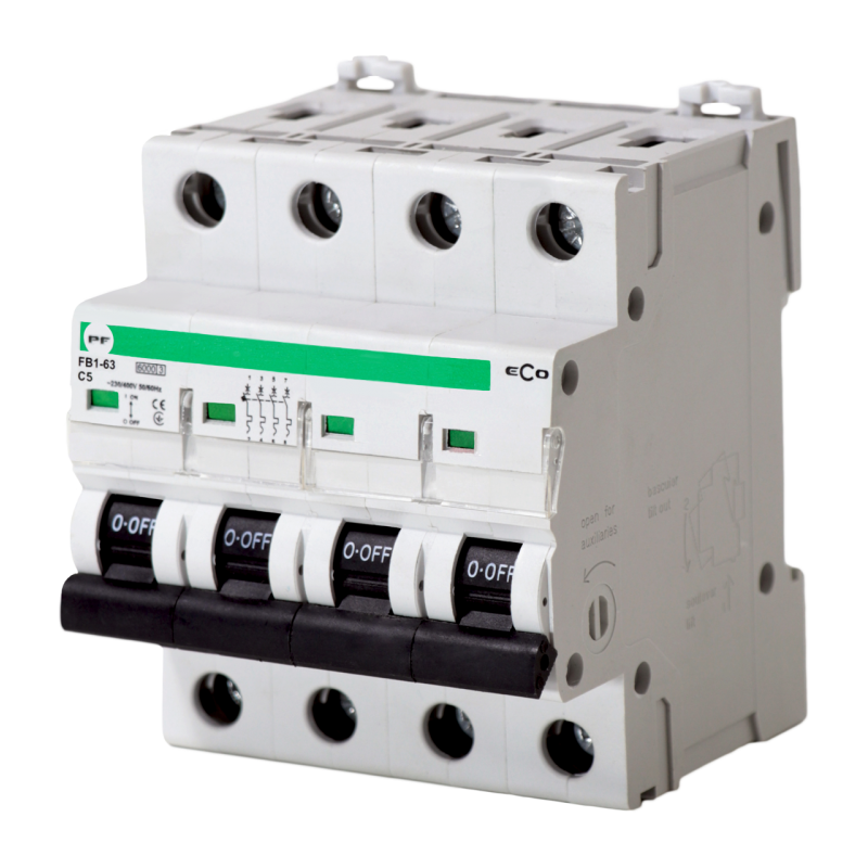 Автоматичний вимикач FB1-63 4P C 5A 6kA ECO