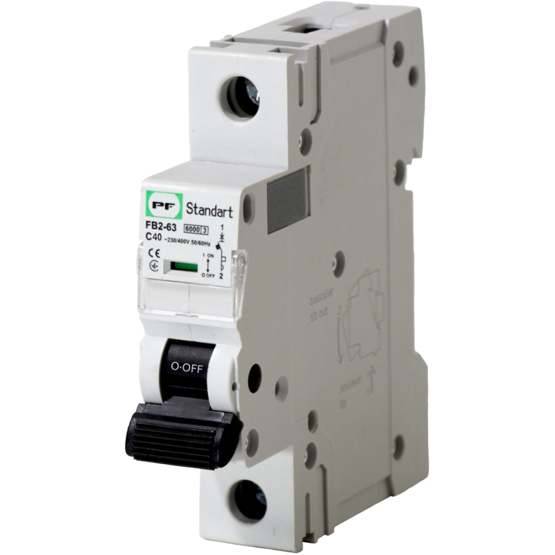 Автоматичний вимикач FB2-63 1P C 40A 6kA STANDART