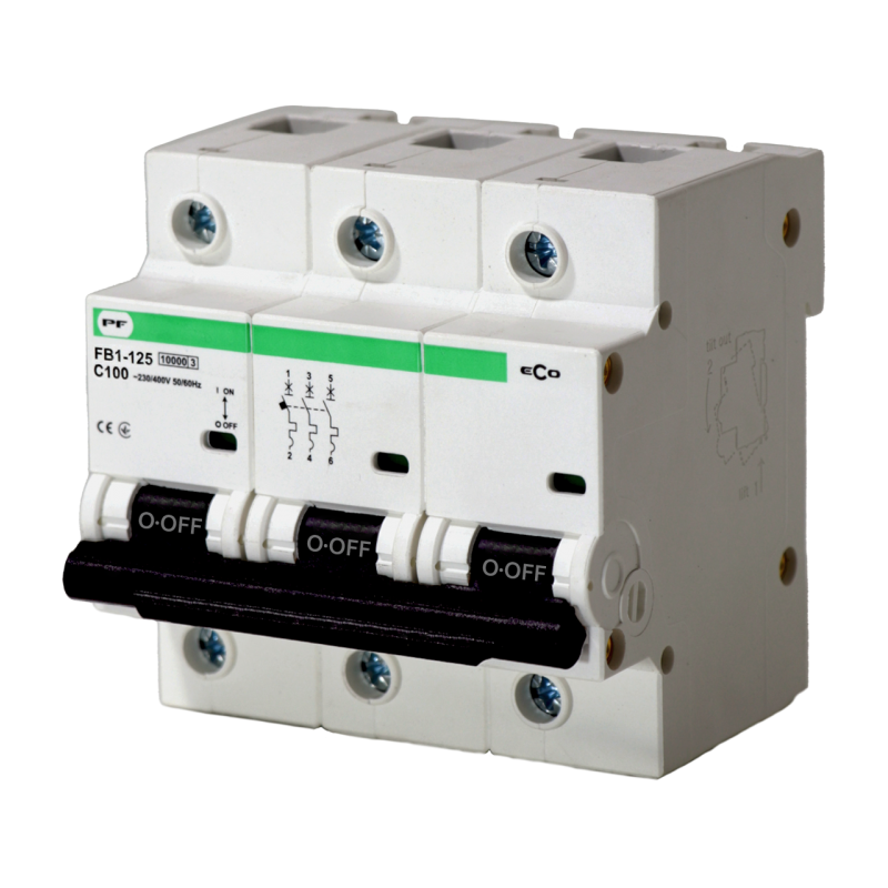 Автоматичний вимикач FB1-125 3P C 100A 10kA ECO