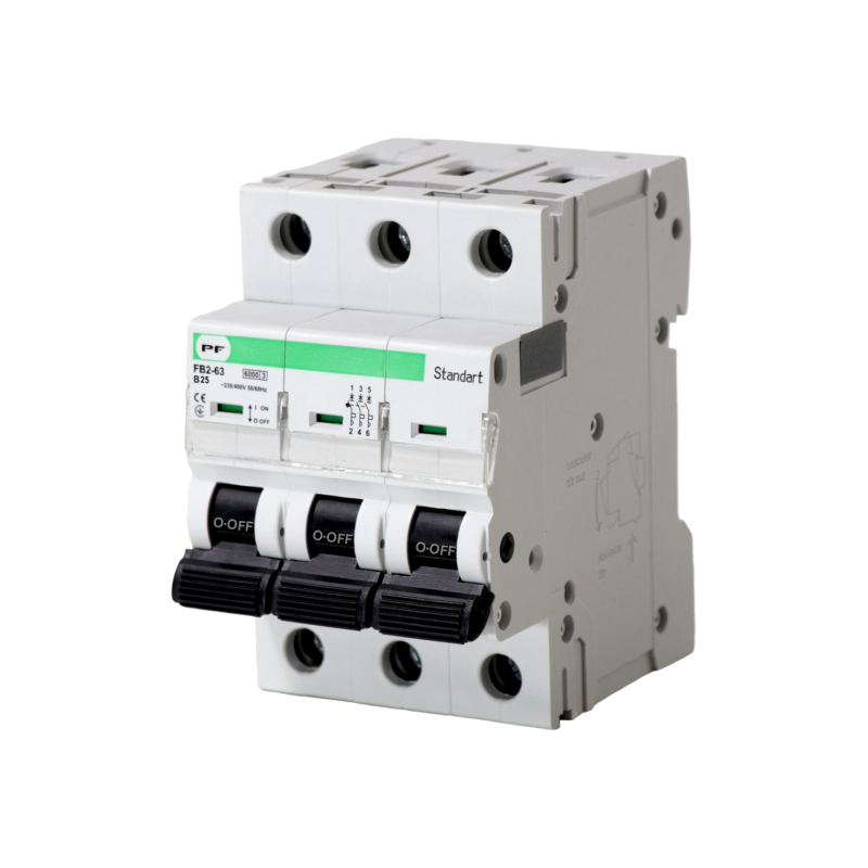 Автоматичний вимикач FB2-63 3P B 25A 6kA STANDART